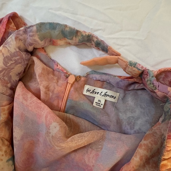 For Love And Lemons Teagan Strapless Mini Dress - Picture 3 of 3